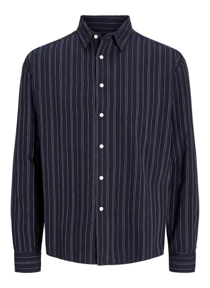 جاك اند جونز Jorjames Split Stripe Regular Fit Shirt