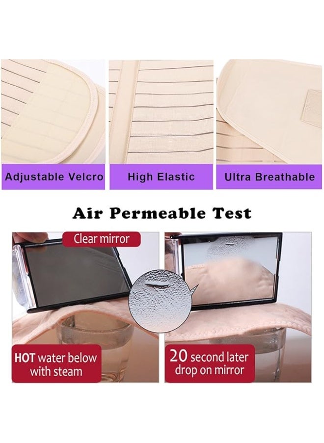 Eworld 3 in 1 Postpartum Girdle Support Recovery Belly Band Corset Wrap Body Shaper for After Birth Postnatal C-Section Waist Pelvis Shapewear Wrap Girdle Support Band Belt Body Shaper - Image 5