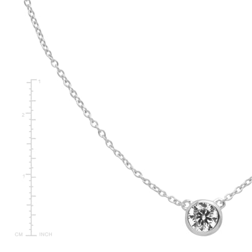 Silpada 'Marvel' Cubic Zirconia Necklace in Sterling Silver, 16" + 2" - Image 5