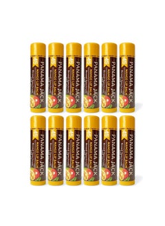 Panama Jack SPF 45 Lip Balm  Broad Spectrum UVAUVB Sunscreen Protection Prevents  Soothes Dry Chapped Lips Pack of 12 Mango