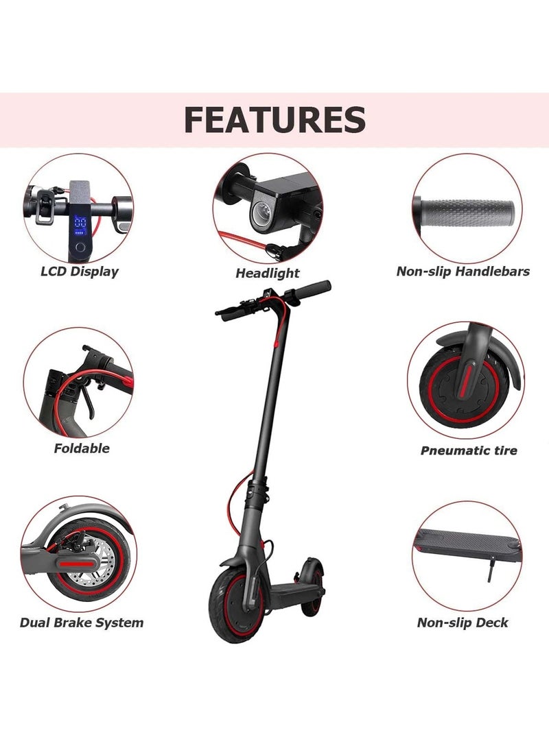 Aster Electric Scooter with 200W Motor, 36V Battery Lightweight & Efficient Urban Ride Grey - Image 3