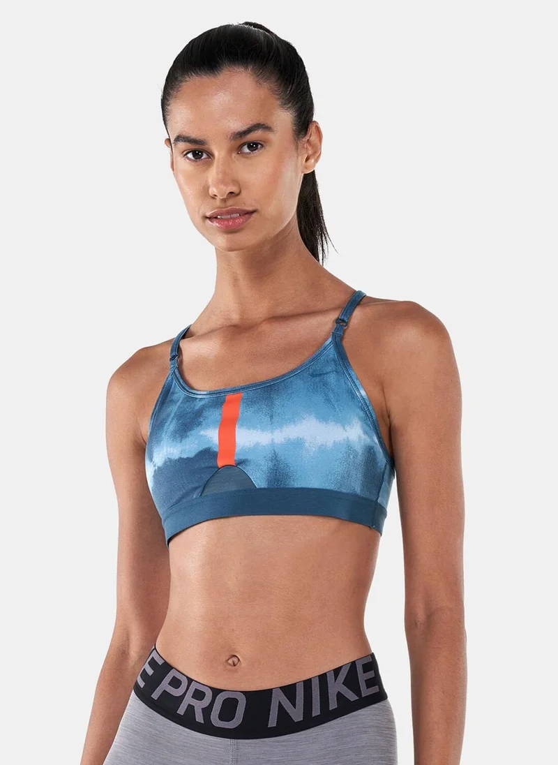 Nike Women's Indy Dye Allover Print Sports Bra