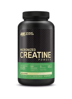 Micronized Creatine Monohydrate Powder - Unflavored, 300 Grams, 60 Servings