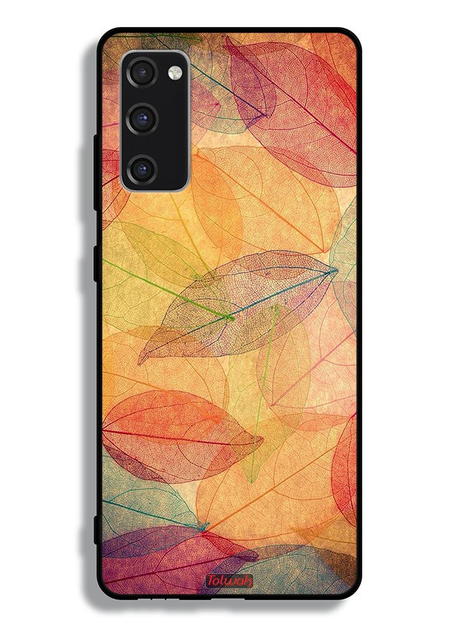 Tolwak Samsung Galaxy S20 FE Protective Case Cover Leaves Abstract Digital Art - Image 2