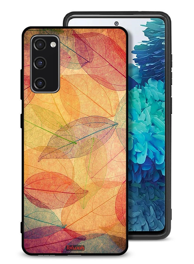 Tolwak Samsung Galaxy S20 FE Protective Case Cover Leaves Abstract Digital Art - Image 1