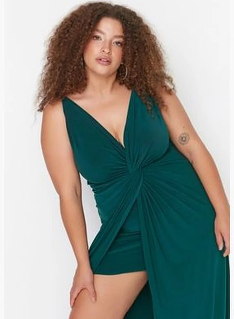 trendyol Emerald Maxi Dress