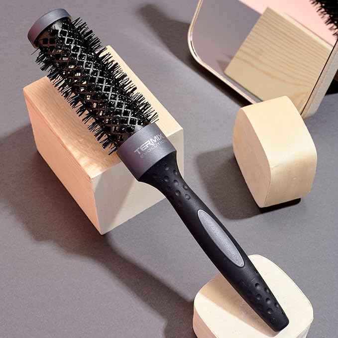 Pack Termix Evolution Plus Hairbrushes for thick hair with Ionized bristles for thick and difficult to manage hair It includes 5 diametres 17 23 28 32 y 43 mm
