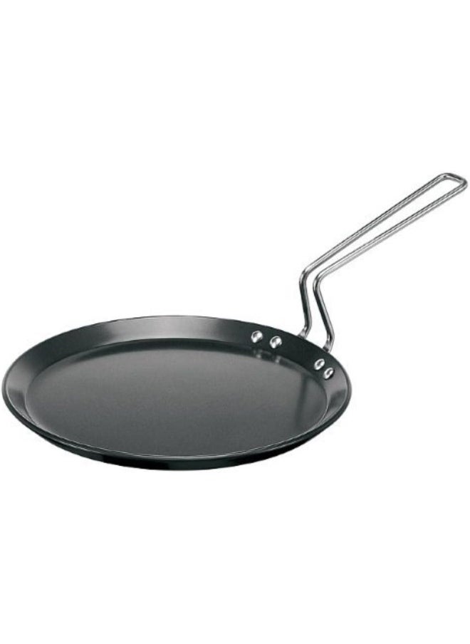 Hawkins Futura Hard Anodised Flat Tawa Aluminium Crepe Maker,Black  - Image 1