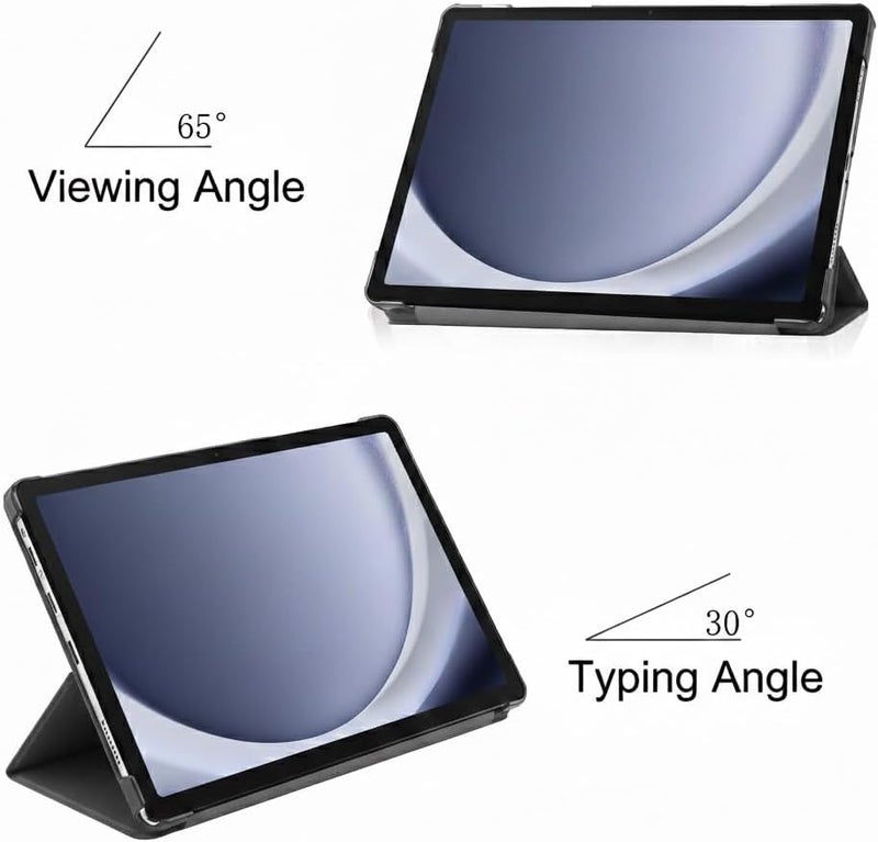 ريكنك حافظة لجهاز Samsung Galaxy Tab A11 / Tab A9 8.7 بوصة 2025/2023، غطاء خلفي صلب ذكي رفيع مع حامل، نقش 03 - Image 2