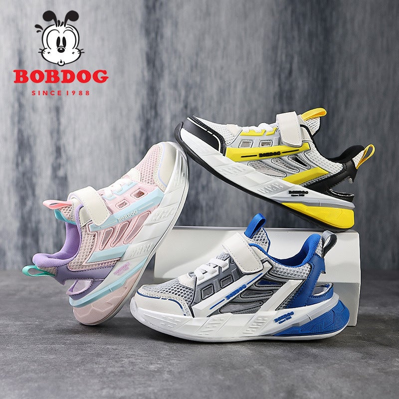 Babudou Kidsren'S Moral Training Shoes Mesh Breathable Running Sneakers 2025 Wear-Resistant Casual Dad Shoes Trendy Brand - Image 4
