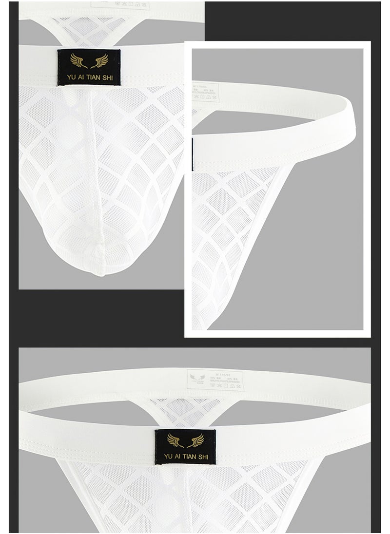 YUAITIANSHI - Men's Breathable Underwear, G-String Thong, T-Back (Size M) - Image 1