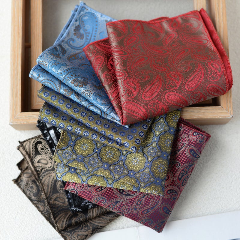 Vintage Elegant Pocket Square British Style Men'S Suit Pocket Decorative Handkerchief Party Dress Pocket Square Trend - Image 4