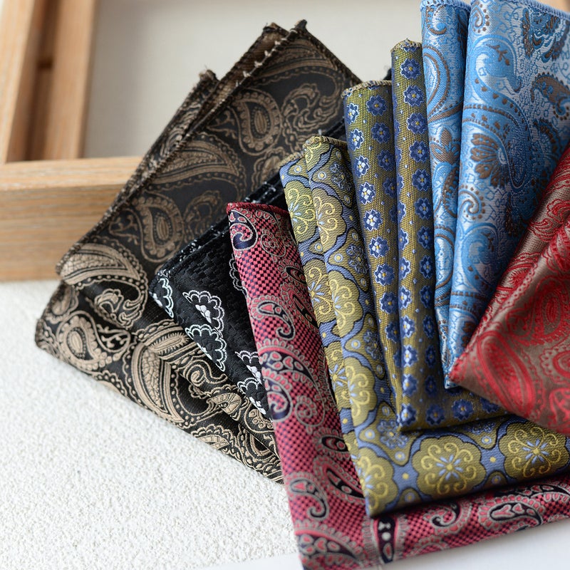 Vintage Elegant Pocket Square British Style Men'S Suit Pocket Decorative Handkerchief Party Dress Pocket Square Trend - Image 3