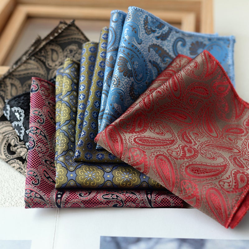 Vintage Elegant Pocket Square British Style Men'S Suit Pocket Decorative Handkerchief Party Dress Pocket Square Trend - Image 2