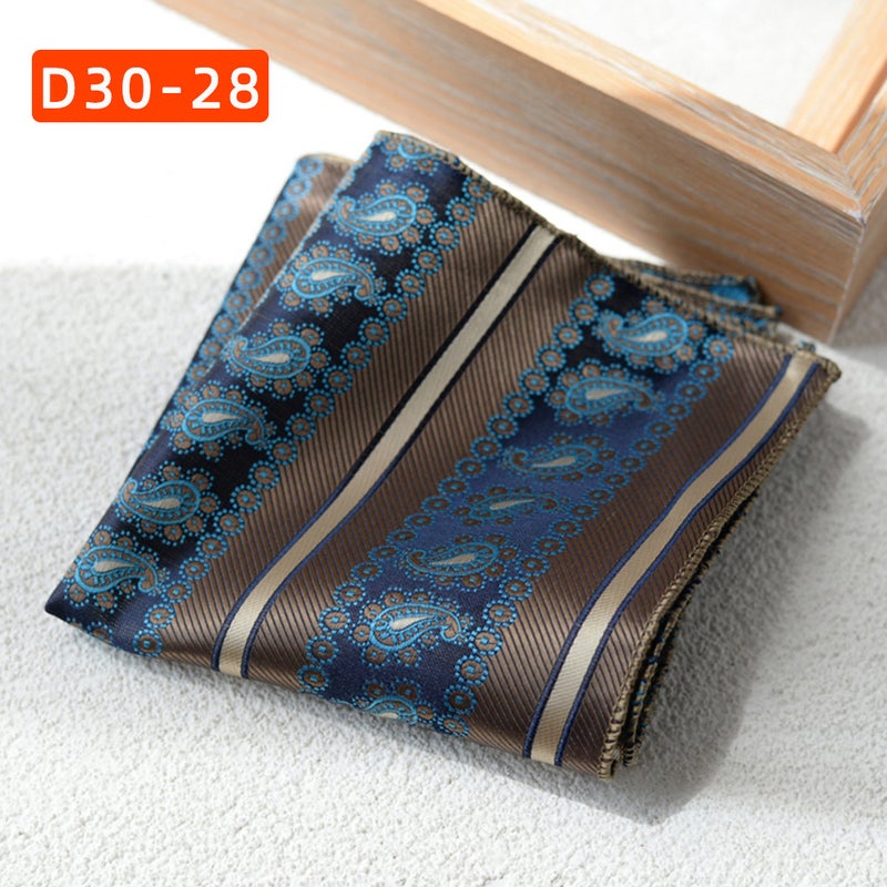 Vintage Elegant Pocket Square British Style Men'S Suit Pocket Decorative Handkerchief Party Dress Pocket Square Trend - Image 1
