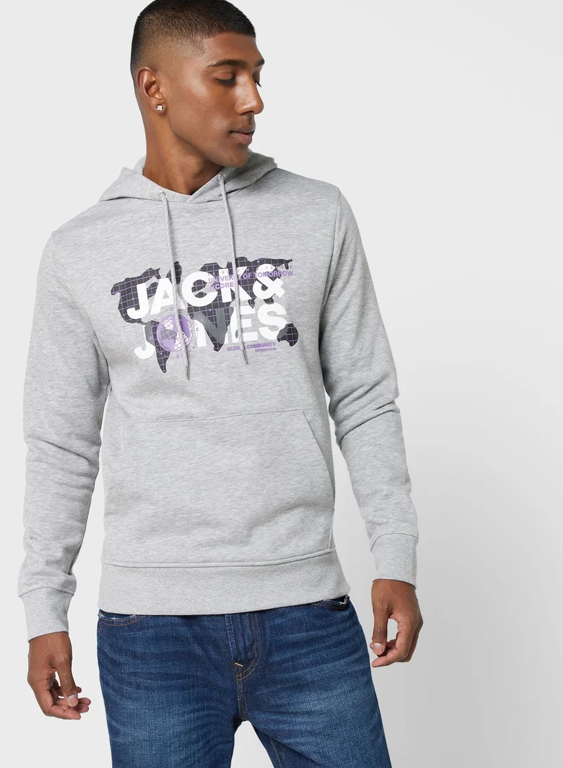 JACK & JONES Logo Hoodie