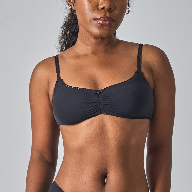 Export Lace Fold Underwear Lace Pleated Breathable French Intimates For Women - Image 1