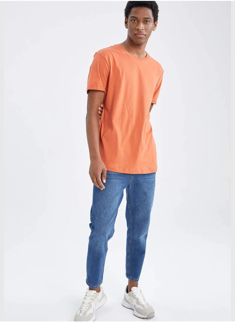 DeFacto Oversize Fit Basic Neck Cotton T-Shirts