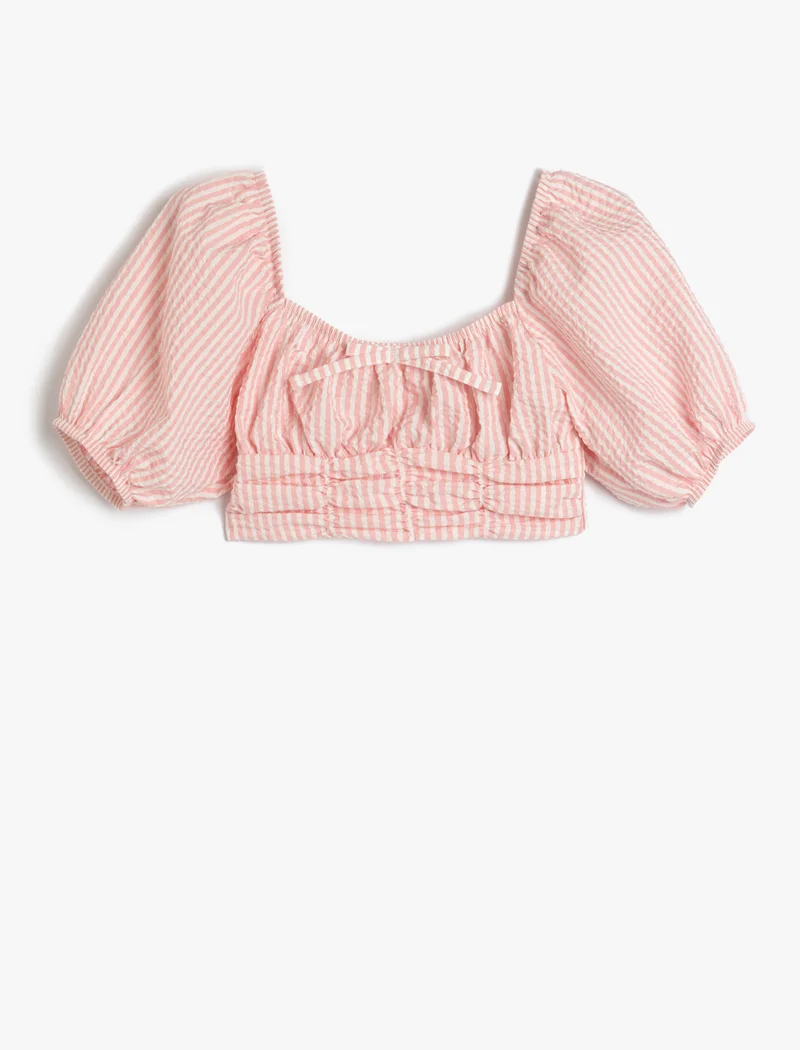 كوتون Crop Blouse