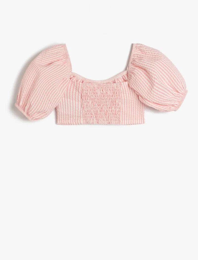 كوتون Crop Blouse