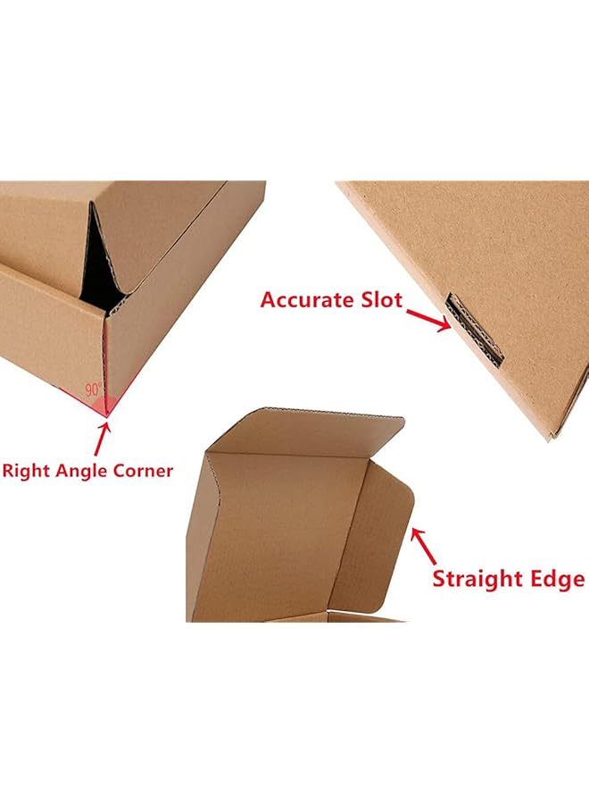 erorex 10 Pieces Corrugated Shipping Boxes Small Parcel Boxes 230X160X50Mm Postal Packaging Boxes For Business Shipping Storage Or Gifts - Image 5