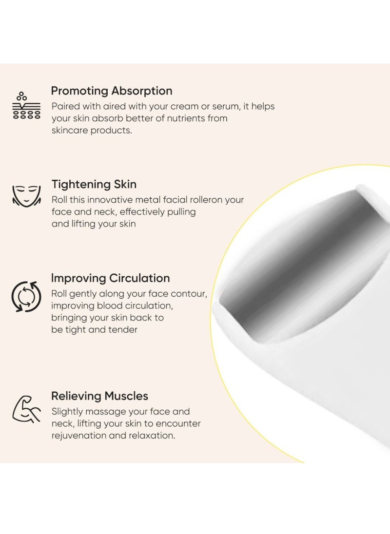 Prime by javaudan Silicone Mini Face Roller Derma Roller for Face and Body Ice Roller Portable Face Massager Stress Relief  - Image 2