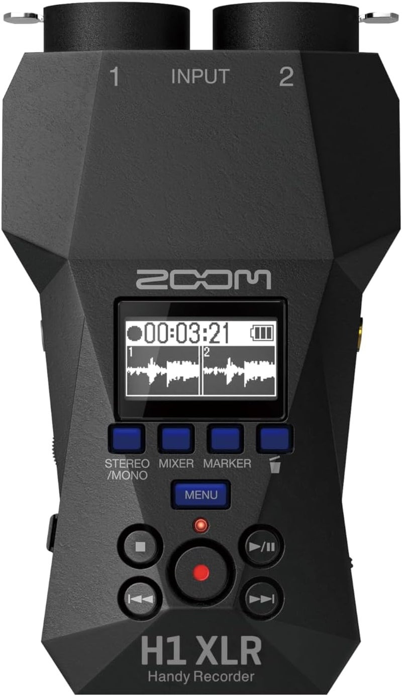 Zoom H1 XLR - Digital Stereo Recorder with OLED Display and USB-C Port - Image 1
