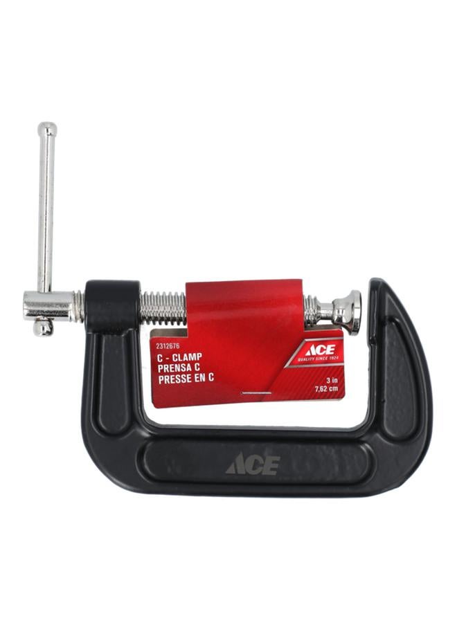 ACE C-clamp Black and Silver 3inch