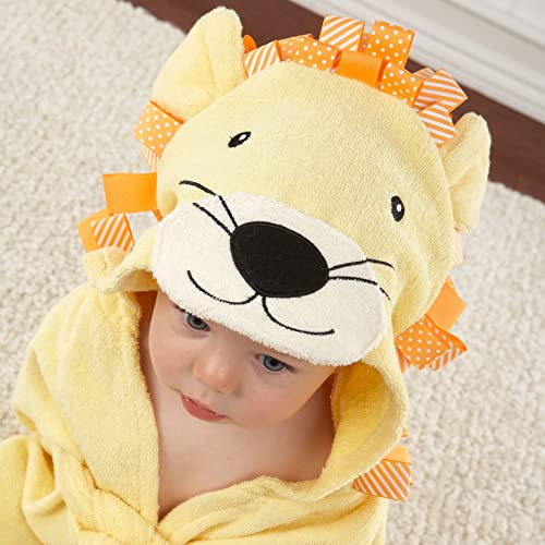 Baby Aspen "Big Top Bath Time Lion Hooded Towel/Robe, 0-9 Months - Image 2
