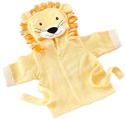 Baby Aspen "Big Top Bath Time Lion Hooded Towel/Robe, 0-9 Months - Image 1