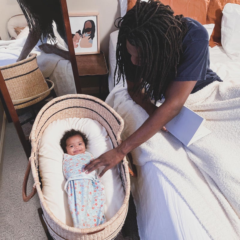 aden + anais Essentials Easy Swaddle Wrap Quick Change with Bottom Zipper, Snug Cotton Knit Baby Wrap Swaddle Blanket for Newborns, TOG 1.0, 3-Pack, Fairy Tale Flowers, 0-3 Months, Small/Medium - Image 2