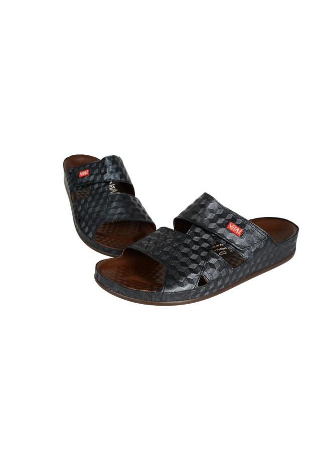 VITAL - 148-1115 Vital Mens Vital - Kubos Perla Sandals 0922B Black - Image 1