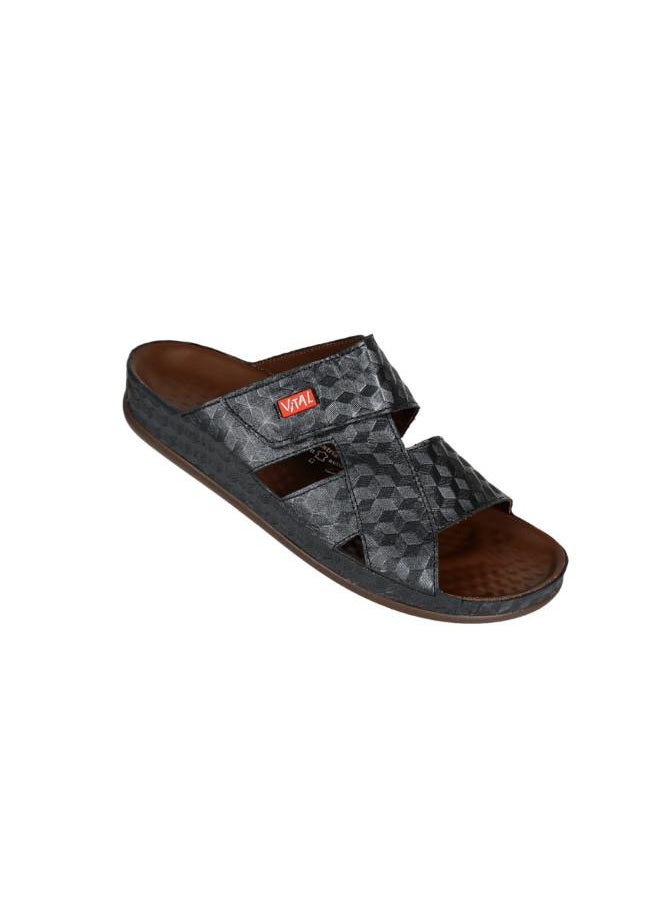 VITAL - 148-1115 Vital Mens Vital - Kubos Perla Sandals 0922B Black - Image 1