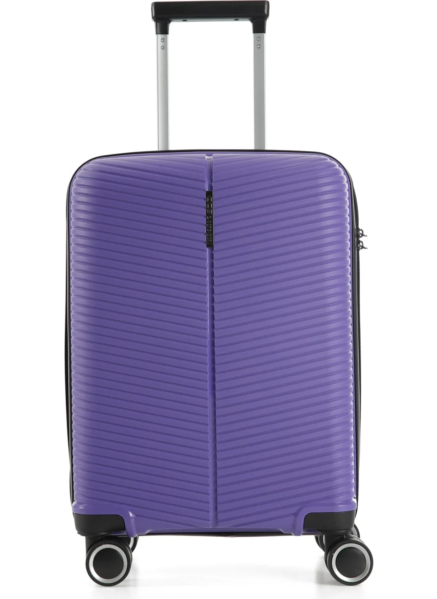 Ççs Purple 5224 Polypropylene Cabin Size Suitcase