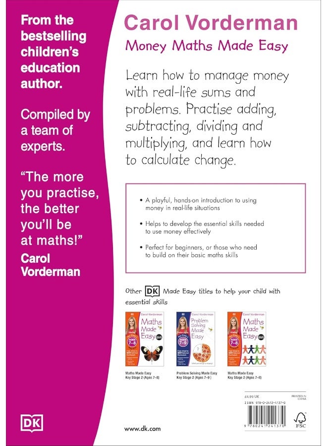 Money Maths Made Easy: Beginner, Ages 7-8 (Key Sta: Supports the National Curriculum, Maths Exercise B