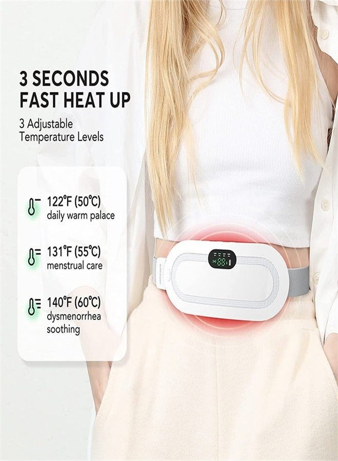 Lady Menstrual Heating Pad Warm Palace Belt Relieve Menstrual Pain Hot Compress Massager Uterus Cold Dysmenorrhea Relieving Belt  - Image 3