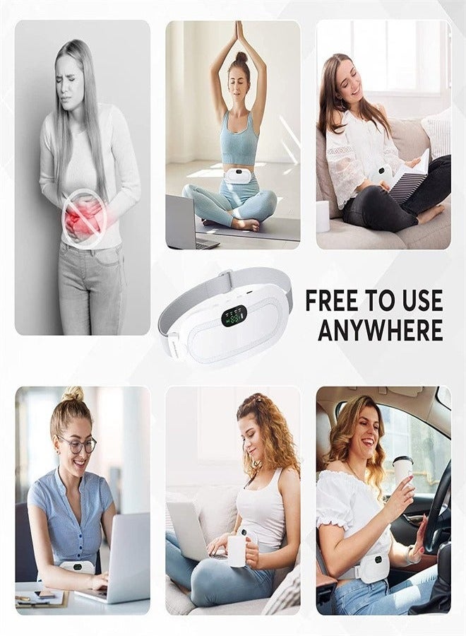 Lady Menstrual Heating Pad Warm Palace Belt Relieve Menstrual Pain Hot Compress Massager Uterus Cold Dysmenorrhea Relieving Belt  - Image 5