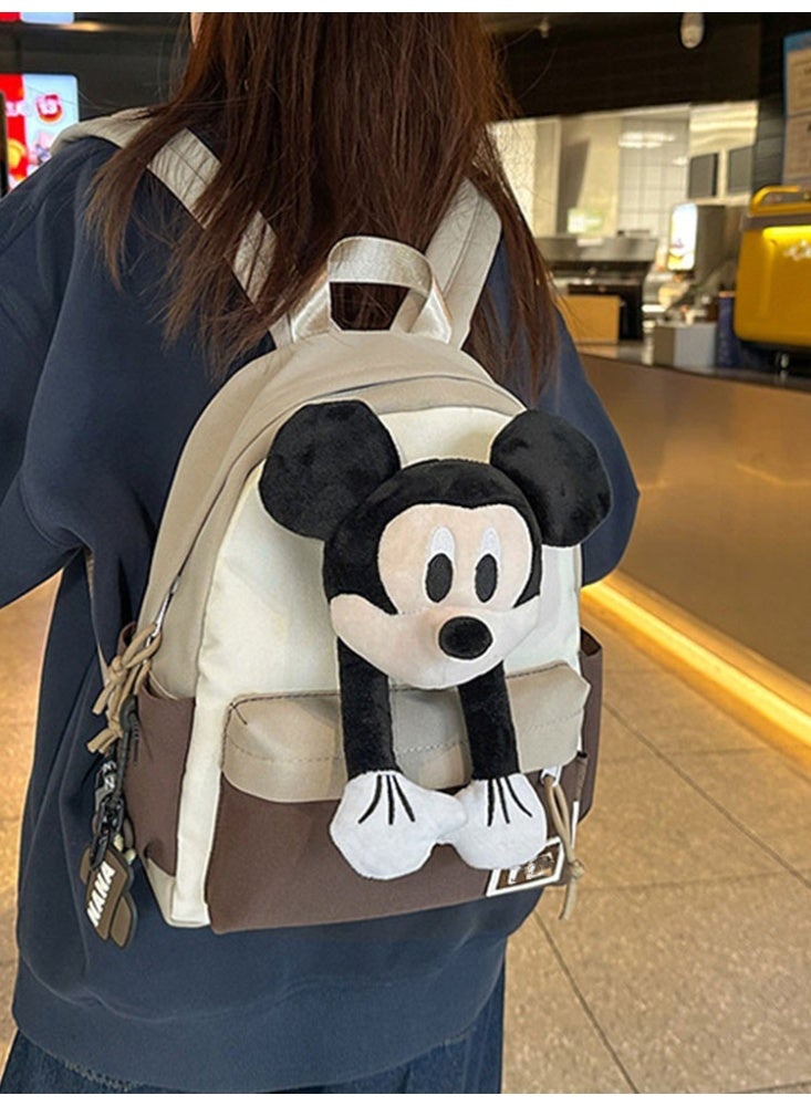 JCB CHIC حقيبة ظهر كبيرة السعة برسوم كرتونية لطيفة، حقيبة مدرسية بحزام قابل للتعديل، حقيبة مدرسية متينة، حقيبة سفر للطلاب - Image 1