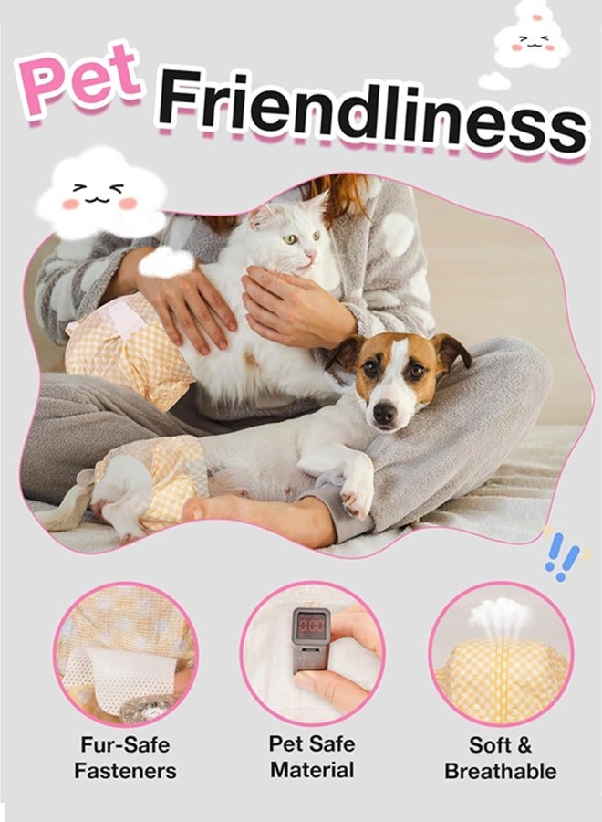 Occuwzz Disposable Female Dog Diapers Improved Super Absorbent, Breathable, Wetness Indicator(Bitch three colors English version M) - Image 4