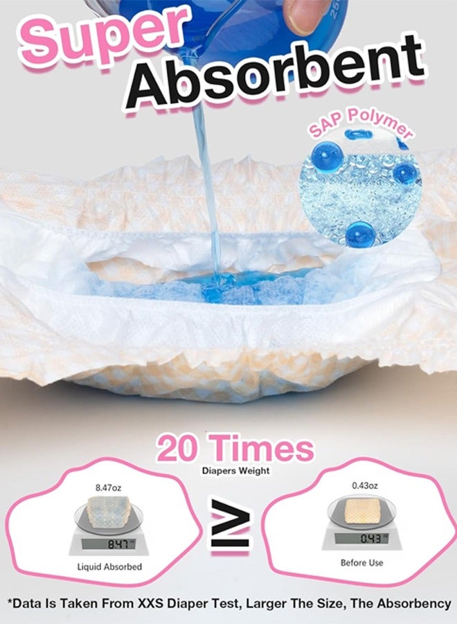 Occuwzz Disposable Female Dog Diapers Improved Super Absorbent, Breathable, Wetness Indicator(Bitch three colors English version M) - Image 5