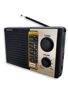 Papaya Radio Rx-F10Ur Rechargable With 3 Band - Black/Silver - pzsku/Z6B988AAC0C7D4E3266D7Z/45/_/1702124897/7e182d01-b45e-4867-a8d5-db45554bb866