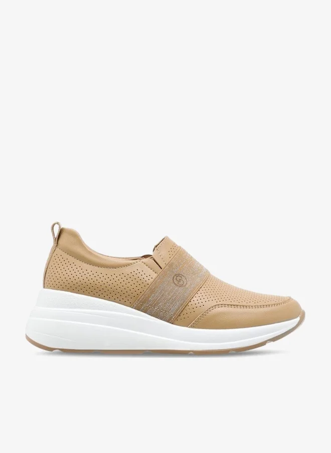 Celeste Women'S Textured Slip-On Sneakers