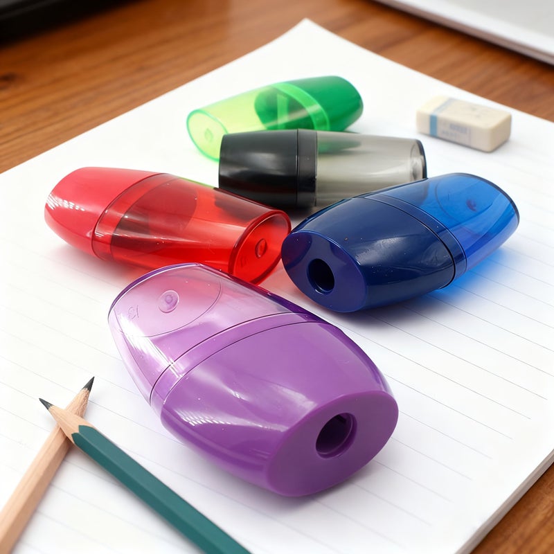 BUDBLOOM Jadeite Green Mini Manual Pencil Sharpener Single Hole Portable Student Pencil Shaver - Image 1