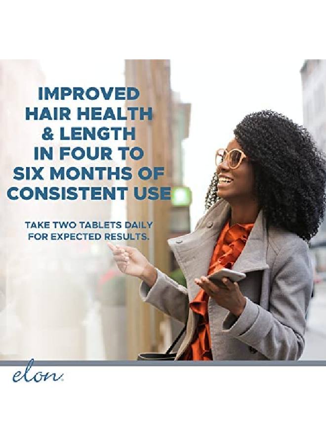 Elon R3 Hair Growth Supplement For Women Hair Growth Vitamins W/Biotin & Collagen Peptides For Healthy Thick Hair Extra Strength Hair Growth Pills (60 Tablets)  - Image 5