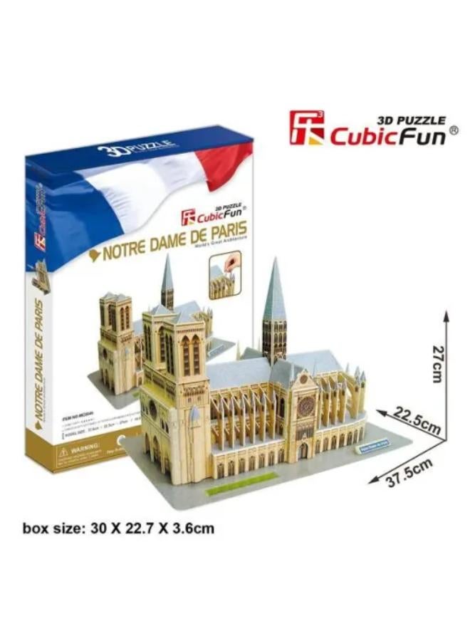 فلفي بي 3د نوتردام باريس لغز