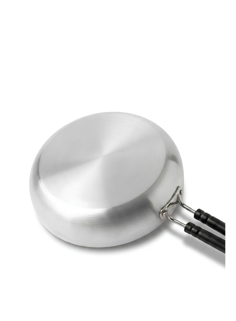 Aluminum Non-Stick Frying Pan - Double Handle with Hanging Loop - Available in 19cm & 21cm - Image 3