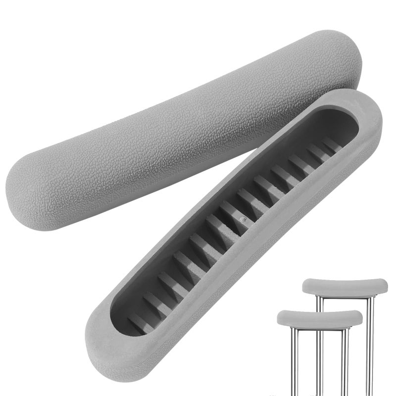 ZIYIZE Replacement Crutch Pads, 2 Pack Crutch Padding, Underarm Crutch Pads, Replacment Cushion Tops Axillary Support Double Crutches Accessories - Image 1