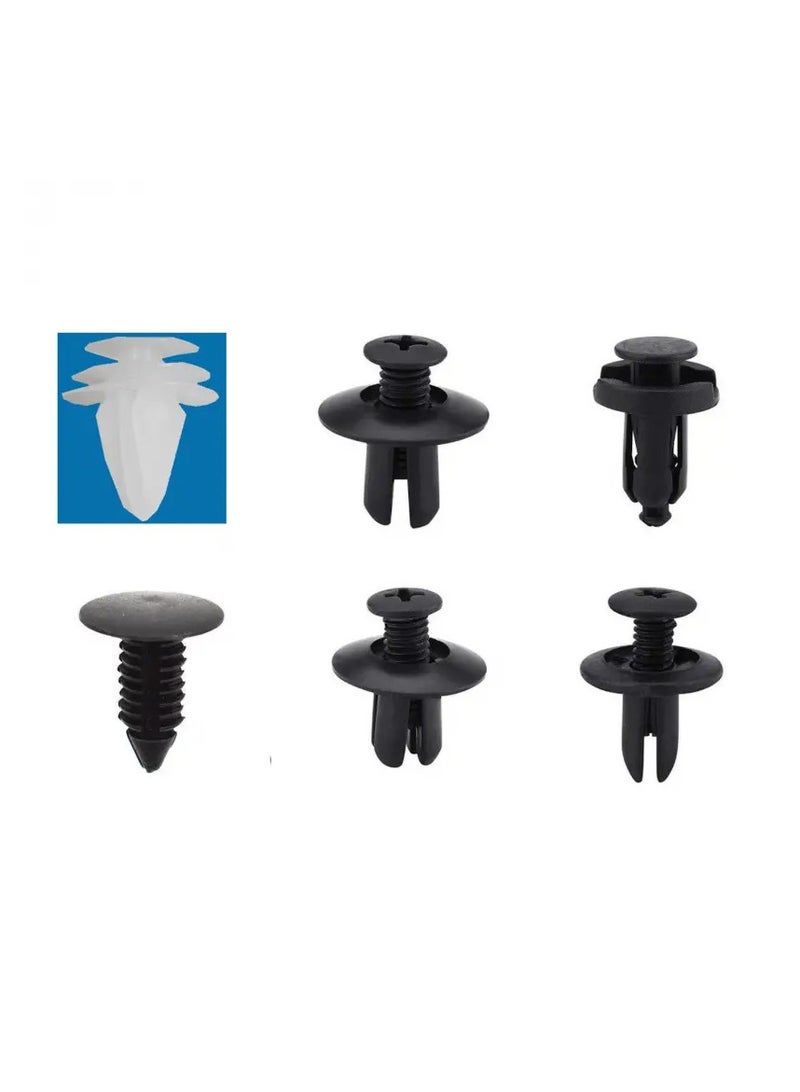 100 قطعة العالمي قفل كليب - 6 أنواع مختلفة من البلاستيك إبزيم إبزيم آمنة - Image 2