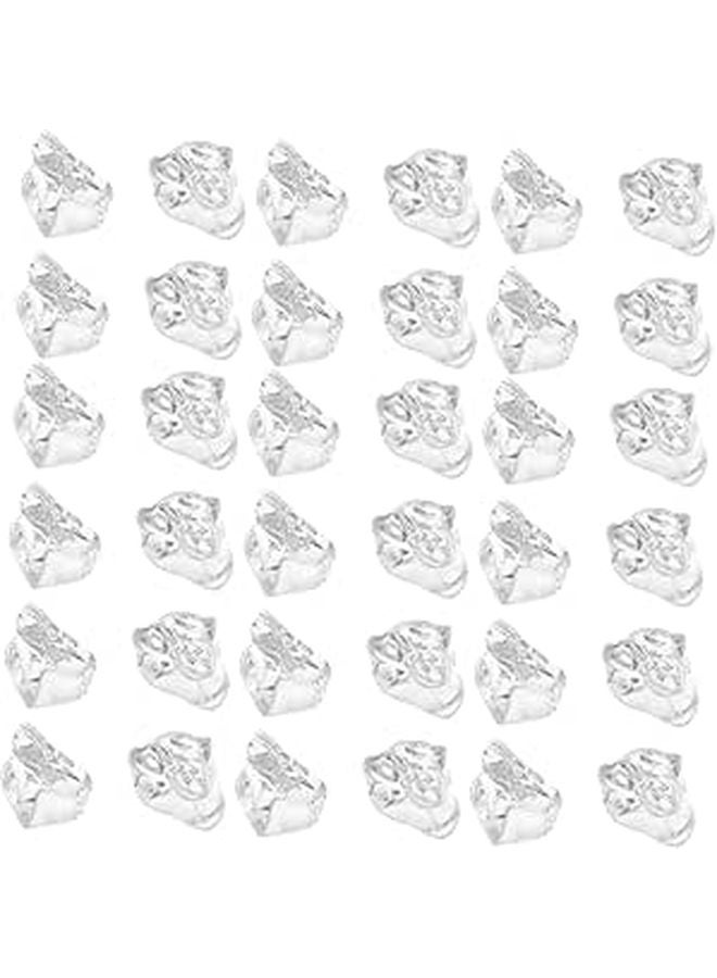 100pcs Clear Plastic Simulated Ice Cubes For Photography Vase Filler Party Wedding Decorations - Image 1
