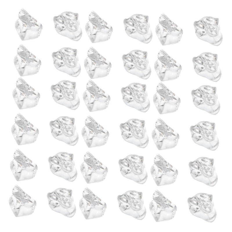 100pcs Clear Plastic Simulated Ice Cubes For Photography Vase Filler Party Wedding Decorations - Image 2